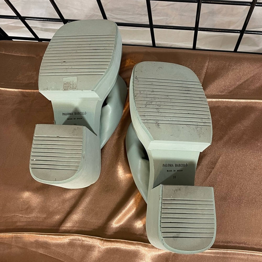 🚚 MOVING SALE Paloma Barcelo Litza Platform Sandals size 38 - Picture 10 of 15